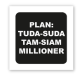 3D-стікер "Plan: tuda-suda"
