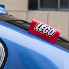 Бірка на авто Lego