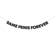 Гірлянда "SAME PENIS FOREVER" 